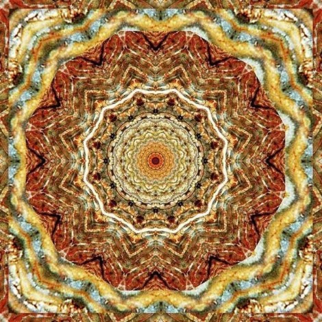 Yellow Religion Mandala 5D DIY Paint By Diamond Kit