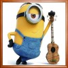 Stuart The Minion With Guitar 5D DIY Paint By Diamond Kit