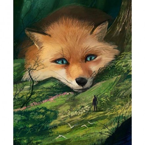Animal Fox  5D DIY Paint By Diamond Kit