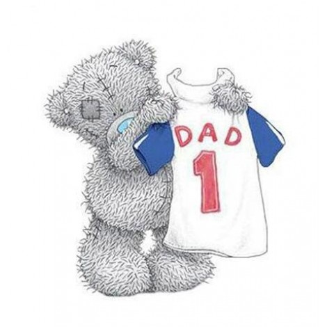 Cartoon Teddy Bear 5D DIY Paint By Diamond Kit