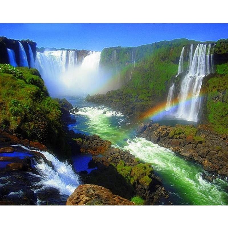 Waterfall & Rainbow ...