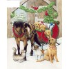 Animals Delivery Christmas Gifts 5D DIY Paint By Diamond Kit