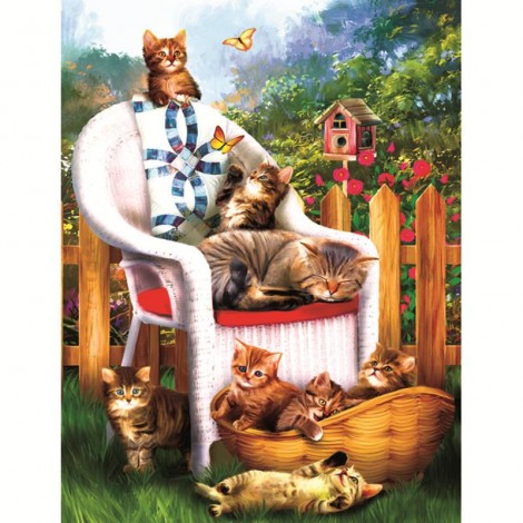 All About Cats 5D DIY Paint By Diamond Kit