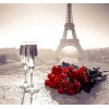 Eiffel Tower & Wine 5D DIY Paint By Diamond Kit
