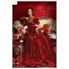 Red woman 5D DIY Paint By Diamond Kit