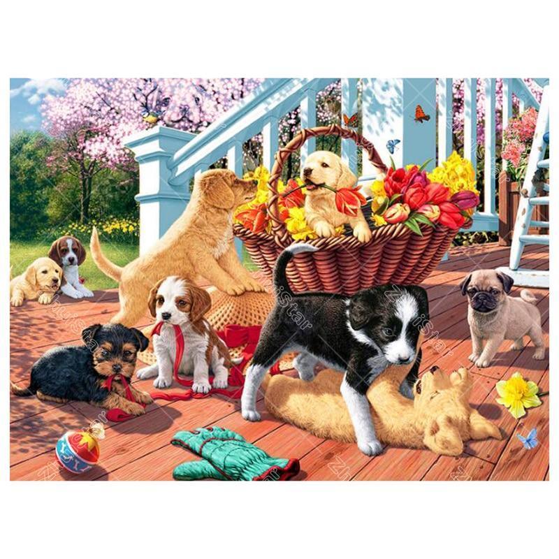 Dog Playing 5D DIY P...