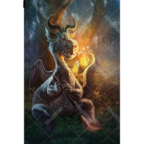 Animal Dragon 5D DIY Paint By Diamond Kit