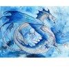 Blue Dragon 5D DIY Paint By Diamond Kit