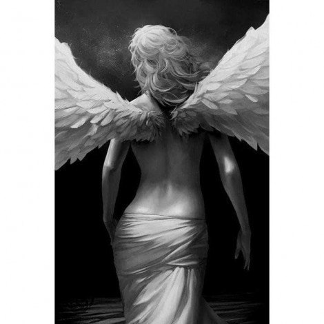 Angel & her wings 5D DIY Paint By Diamond Kit