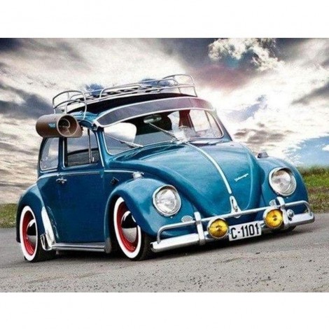 Car 5D DIY Paint By Diamond Kit