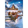 Snowman House 5D DIY Paint By Diamond Kit