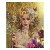 Temperament Woman 5D DIY Paint By Diamond Kit