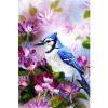 Blue Bird 5D DIY Paint By Diamond Kit