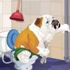 Toilet Dog 5D DIY Paint By Diamond Kit