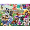 Dogs In The Park 5D DIY Paint By Diamond Kit