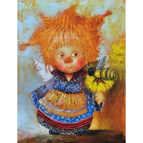 Cartoon Angel 5D DIY Paint By Diamond Kit