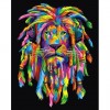 Boho Lion Of The Jungle 5D DIY Paint By Diamond Kit