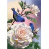 Flowers & Birds 5D DIY Paint By Diamond Kit