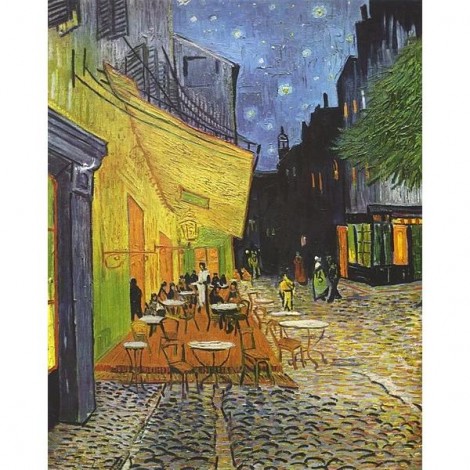 Cafe Terrace At Night - Vincent Van Gogh 5D DIY Paint By Diamond Kit