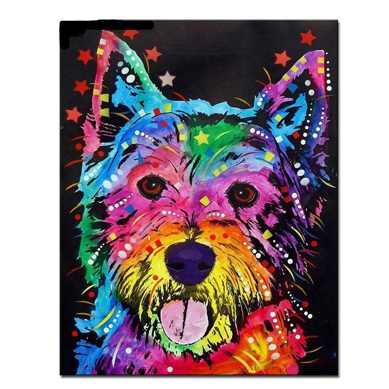 Colorful Dog 5D DIY ...