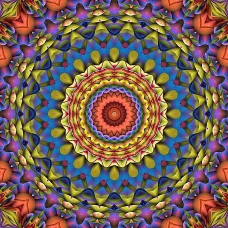 Colors Of Religion Mandala 5D DIY Paint By Diamond Kit