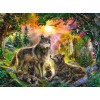 Wolf Family 5D DIY Paint By Diamond Kit