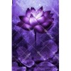 A purple flower 5D DIY Paint By Diamond Kit