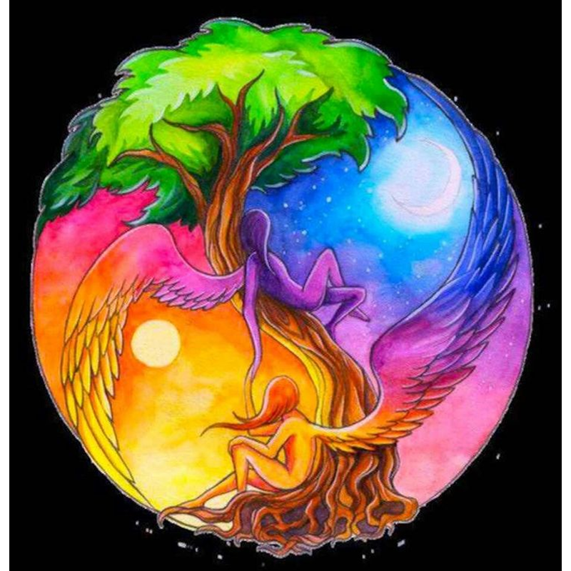 Colorful Yin and Yan...