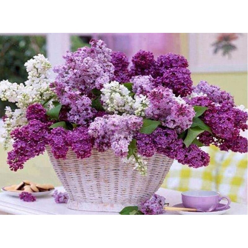 Basket of Flowers 5D...
