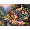 Flower House Embroidery 5D DIY Paint By Diamond Kit