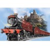 Red Train 5D DIY Paint By Diamond Kit