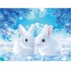 White Rabbit 5D DIY Paint By Diamond Kit