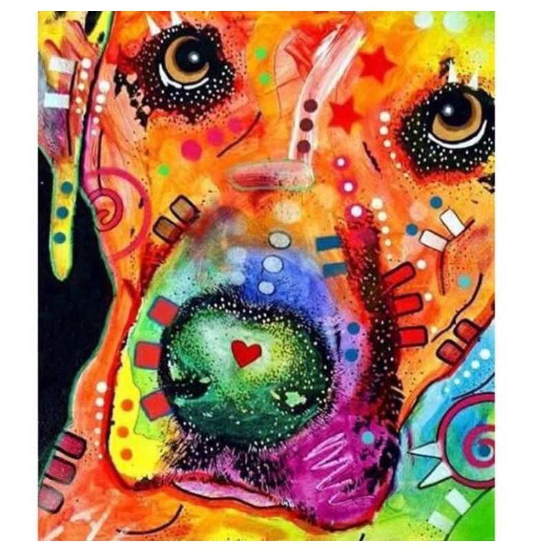 Colorful Dog Art 5D ...