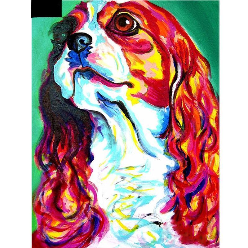 Colorful Dog 5D DIY ...