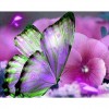 Butterfly Purple Gift 5D DIY Paint By Diamond Kit