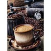 Vintage Coffee Cup 5D DIY Paint By Diamond Kit