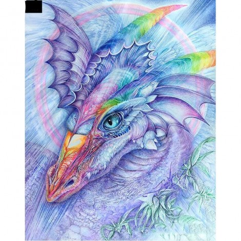 Rainbow Dragon 5D DIY Paint By Diamond Kit