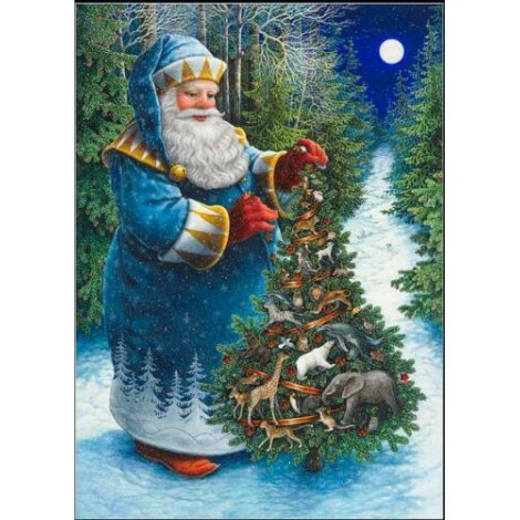 Amazing Santa 5D DIY Paint By Diamond Kit