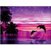Sunset Dolphin 5D DIY Paint By Diamond Kit