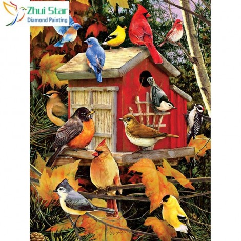 Cartoon Corgi 5D DIY Paint By Diamond Kit