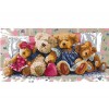 Teddy Bear Family 5D DIY Paint By Diamond Kit