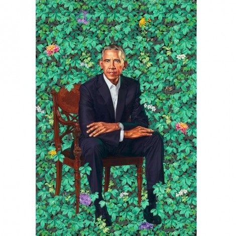 Obama Portrait - Kehinde Wiley DIY Painting By Diamond Kit
