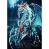 Blue Ice Dragon 5D DIY Paint By Diamond Kit