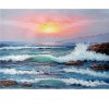 Sea Waves 5D DIY Paint By Diamond Kit