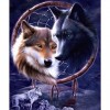 Wolves and Starry Sky 5D DIY Paint By Diamond Kit