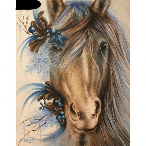 Animal Horse 5D DIY Paint By Diamond Kit
