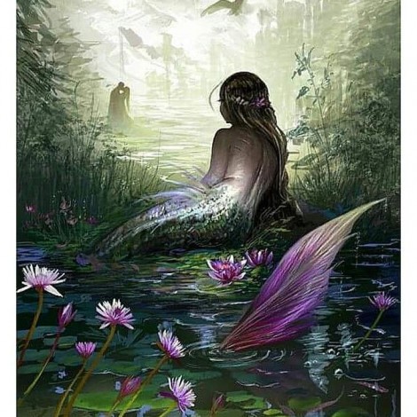 Beautiful Mermaid 5D DIY Paint By Diamond Kit