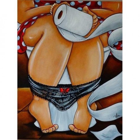 Beauty Doing Personal Business 5D DIY Paint By Diamond Kit