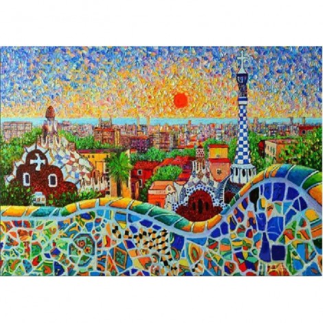 Spain Sunrise 5D DIY Paint By Diamond Kit