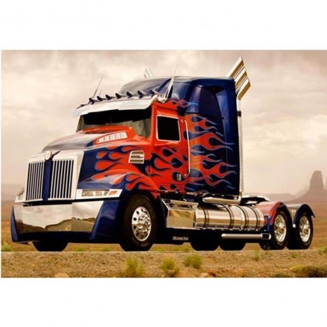 Big Truck 5D DIY Paint By Diamond Kit